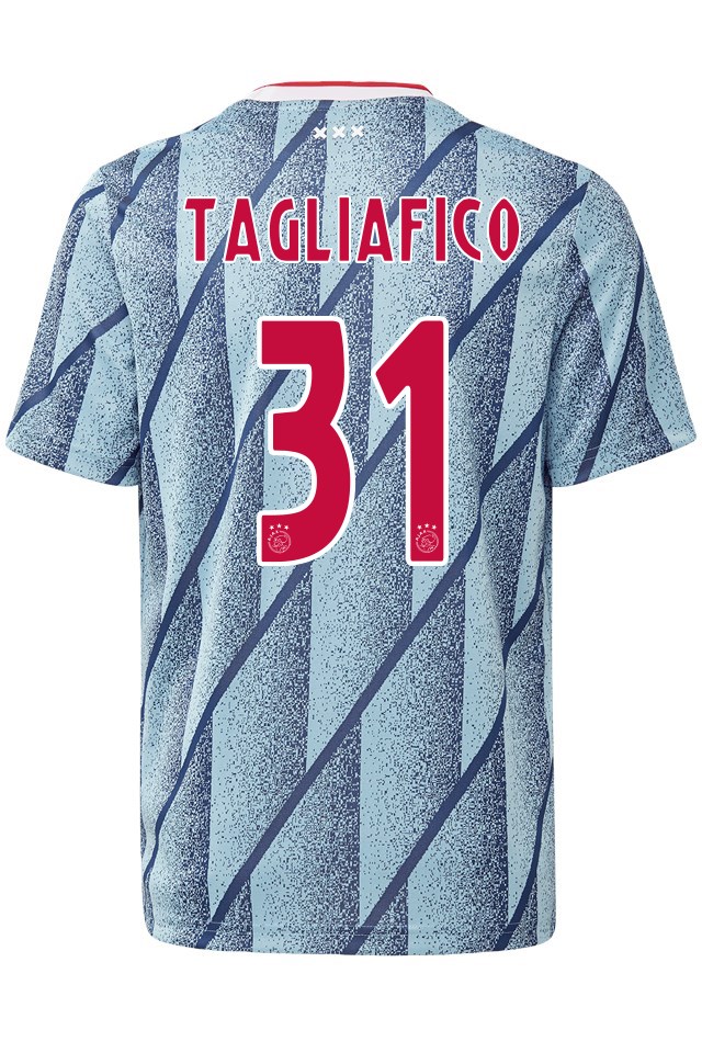 Ajax Away Kit Soccer Jersey Nico Tagliafico #31 2020/21